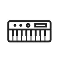 Keyboard Line Icon vector