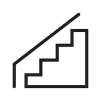 Escalator Line Icon vector