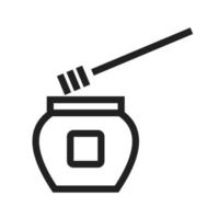 Applicator Line Icon vector