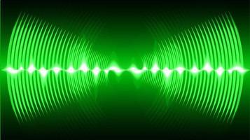 Sound waves oscillating dark light vector