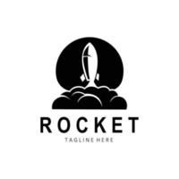 Rocket Logo Design, space exploration vehicle vector