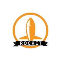 Rocket Logo Design, space exploration vehicle vector