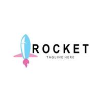 Rocket Logo Design, space exploration vehicle vector