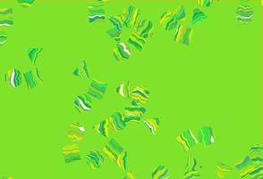 Light Green, Yellow vector pattern in polygonal style with circles.