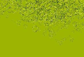 Light Green, Yellow vector texture with disks.