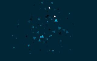 Light BLUE vector background with triangles.