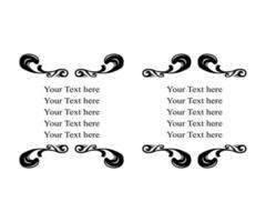 Ethnic ornamental frame for quotes, set freme design, ornamental frame for book vector