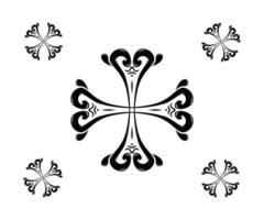 Simple mandala Vector illustration, compass rose vector, ornament for book or cover