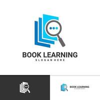Find Book logo vector template, Creative Book logo design concepts