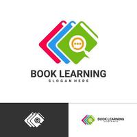 Find Book logo vector template, Creative Book logo design concepts