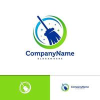 Cleaning logo vector template, Creative Cleaning logo design concepts