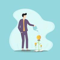 vector illustration learning, Self learning .Self development, symbol.