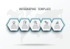 plantilla infográfica vectorial con etiqueta de papel 3d. concepto de negocio de infografía de círculo de línea de tiempo mínimo con 8 opciones. para contenido, diagrama, diagrama de flujo, pasos, partes, infografías de línea de tiempo, gráfico. vector