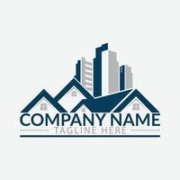 real estate logo for company vector