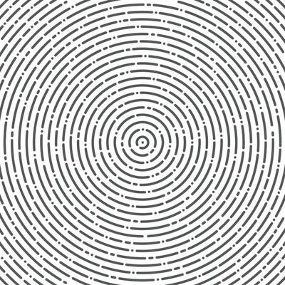 Concentric of circle random lines abstract. Vector illustration