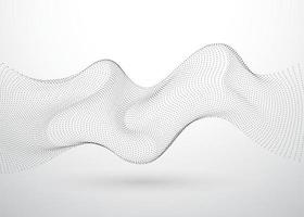 Dots mesh digital abstract background. Vector Illustration