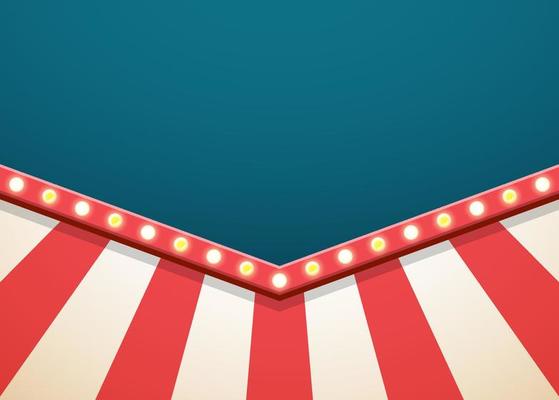 Vintage poster background with retro light bulb design. Vector illustration