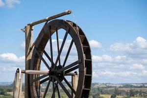 Working watermill wheel photo