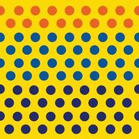Polka Dot Pattern, Seamless Vector Background.
