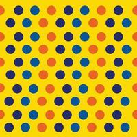 Polka Dot Pattern, Seamless Vector Background.