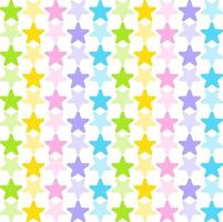 Cute Pastel Rainbow Star Sparkle Space Sky Galaxy Abstract abstract Shape Element Gingham Checkered Tartan Plaid ScottSeamless Pattern Cartoon Vector Illustration Print Background Fashion Fabric