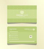 Business card professional modern template vector