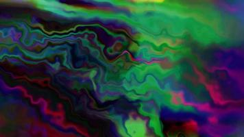 Abstract multicolored iridescent neon liquid background video