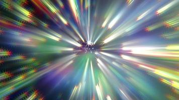 Abstract multicolored background with moving rays video