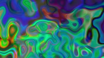 Abstract multicolored liquid texture background video