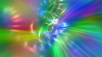 Abstract luminous multicolored fantasy background video