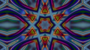 Abstract textural multicolored background kaleiloscope. video