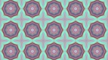 Abstract multicolored patterned background kaleidoscope video