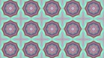 Abstract multicolored patterned background kaleidoscope video