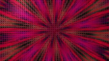 Abstract textured red background with lines and rings video