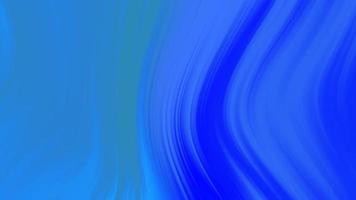 Blue flowing liquid waves abstract motion background. video