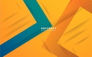 Abstract yellow geometric background vector