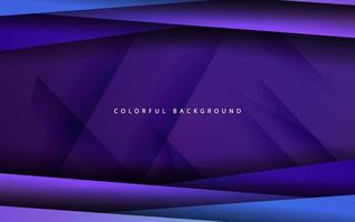 Abstract dynamic shape overlap layer papercut purple bakcground vector