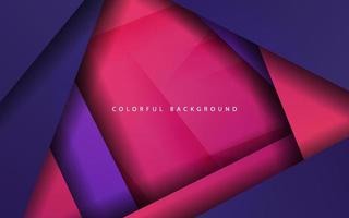 Abstract dynamic shape overlap layer magenta color background vector