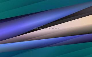 Abstract overlap layer colorful background vector
