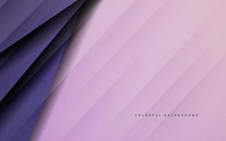 Abstract overlap layer purple background vector