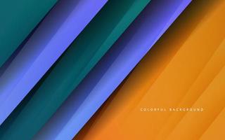 Abstract overlap layer colorful background vector