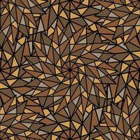 ABSTRACT BROWN VECTOR SEAMLESS BACKGROUND WITH COMPLEX GEOMETRIC STARS IN THE FORM OF A KALEIDOSCOPE