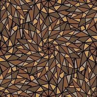 ABSTRACT BROWN VECTOR SEAMLESS BACKGROUND WITH COMPLEX GEOMETRIC STARS IN THE FORM OF A KALEIDOSCOPE