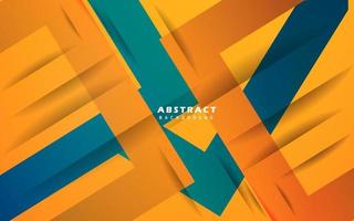 Abstract yellow geometric background vector