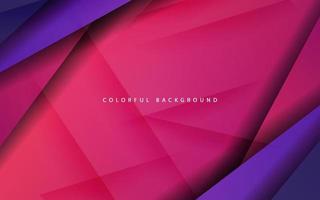 Abstract overlap layer purple background vector