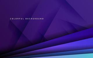 Abstract overlap layer geometric purple background vector