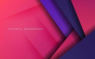 Abstract overlap layer purple background vector