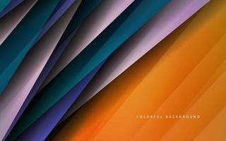 Abstract overlap layer colorful background vector