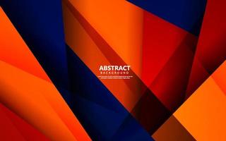 Abstract overlap layer orange color background vector