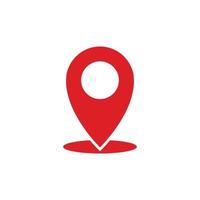 location pin icon design template vector